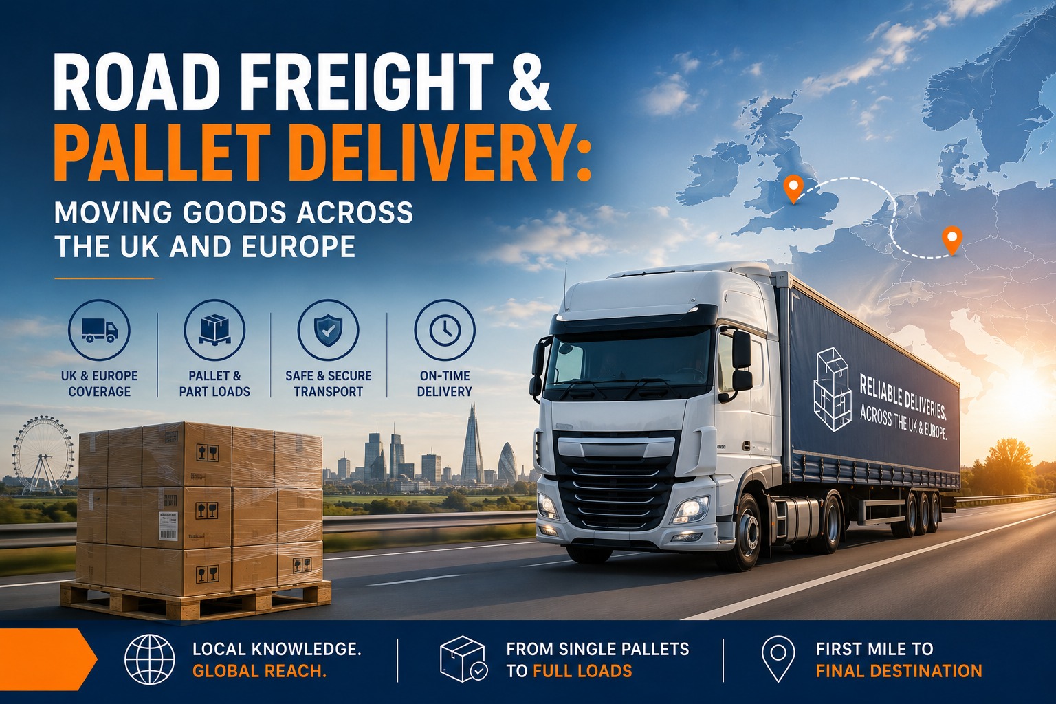 Road Freight & Pallet Delivery: Moving Goods across the UK and Europe