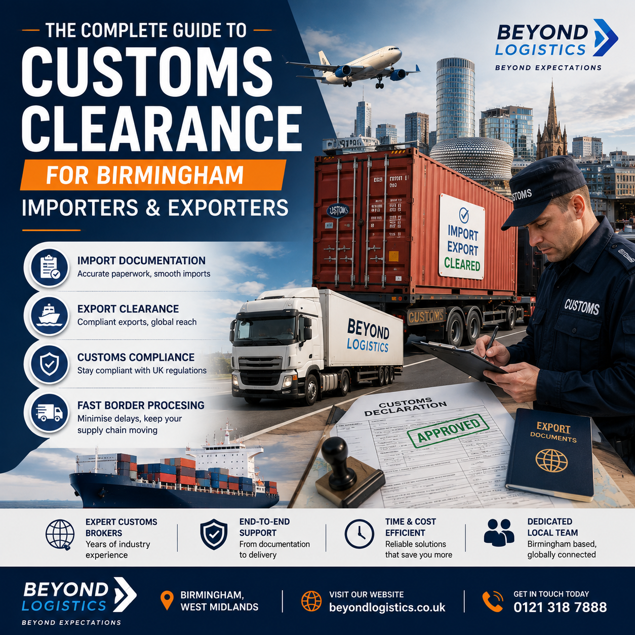 The Complete Guide to Customs Clearance for Birmingham Importers & Exporters